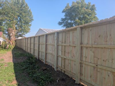 Compressed Wood Privacy Fences