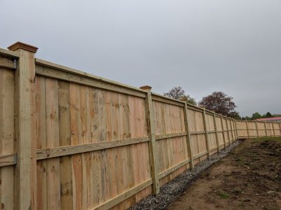 Compressed Wooden Fence Installation Service