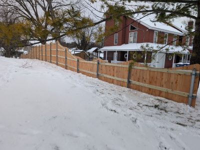 Compressed Wooden Fences