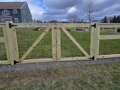Wood Gate Installation