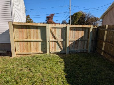Wooden Gate Installation Project