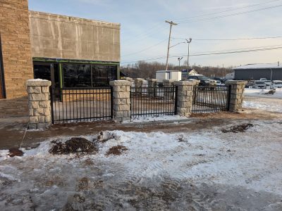 Aluminum Fence Installation Project