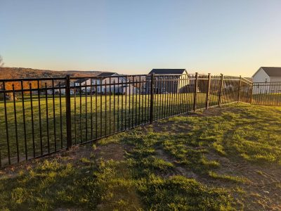Residential Aluminum Fence Installation